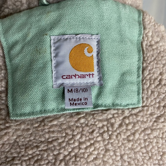 Rare Carhartt Sierra Jacket in green size medium women’s - Picture 8 of 9